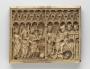 Panel (fragment of a casket?), 10 arches across (frise d'arcatures; colonnettes; coffret) (Front)