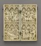 Diptych, 2 registers, 3 arches across (frise d'arcatures) (Front)