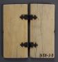 Diptych, 1 register, 1 arch across (plaquettes) (Back)