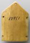 Gabled panel, 1 register, 1 arch across (fragment of a triptych) (Back)