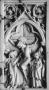 Diptych, 1 register, 1 arch across (plaquettes) (Wing, right)