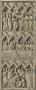 Diptych, 3 registers, 4 arches across (frise d'arcatures) (Wing, left)