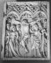 Wing, right (fragment of a diptych), 1 register, 3 arches across (plaquette, frise d'arcatures) (Front)