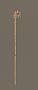 Painted crozier (crosse) (Side)