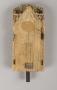 Gabled centre panel (fragment of polyptych), 1 register (tabernacle; colonnettes) (Back)