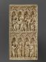 Diptych, 2 registers, 4 arches across (frise d'arcatures, colonnettes) (Wing, left)