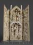 Gabled polyptych, 2 registers (tabernacle; frise d'arcatures; colonnettes) (Front, open)