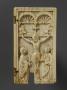Wing, right (fragment of a diptych), 1 register, 2 arches across (plaquette; frise d'arcatures) (Front)