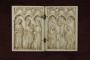Diptych, 1 register, 3 arches across (plaquettes; frise d'arcatures) (Front)