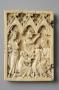 Wing, left (fragment of a diptych), 1 register, 3 arches across (frise d'arcatures; plaquette) (Front)