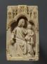 Centre panel (fragment of a polyptych), 1 register, 1 trefoil arch across (plaquette; colonnettes) (Front)