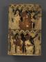 Openwork panel (probably fragment of a diptych), 2 registers, 6 arches across (plaque ajourée; frise d'arcatures; colonnettes) (Back)