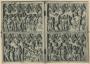 Diptych, 2 registers, 4 paired arches across (frise d'arcatures) (Front)