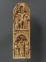 Gabled panel (centre panel; fragment of a triptych or polyptych), 2 registers, 1 arch across (Front)