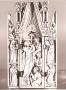 Gabled triptych, 1 and 3 registers (Front)