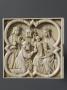 Wing, left (fragment of a diptych), 1 register, with quatrefoil (quatre-feuille; plaquette) (Front)