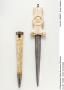 Dagger handle and sheath, with arches and bands of rosettes (manche et fourreau de poignard; décor de roses) (Side 2)