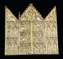 Gabled triptych (frise d'arcatures; colonnettes) (Front)