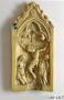 Gabled panel (probably a pax), 1 register, 1 arch across (baiser de paix) (Front)