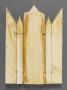 Gabled polyptych, with arches (tabernacle; colonnettes; frise d'arcatures) (Back)