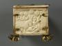Casket, with arches (coffret; frise d'arcatures) (End, left)