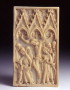 Panel (possibly a writing tablet), 1 register, 3 arches across (plaquette; frise d'arcatures; tablette à écrire)  (Front)