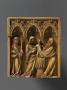 Wing, right (fragment of a diptych; upper register), 1 register, 3 arches across (frise d'arcatures) (Front)